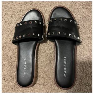 Sincerely Jules Studded Sandals